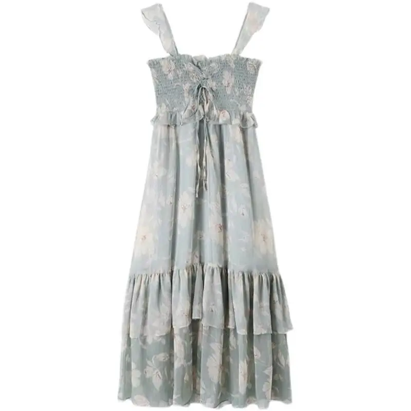 

2021 summer new chiffon skirt for female students