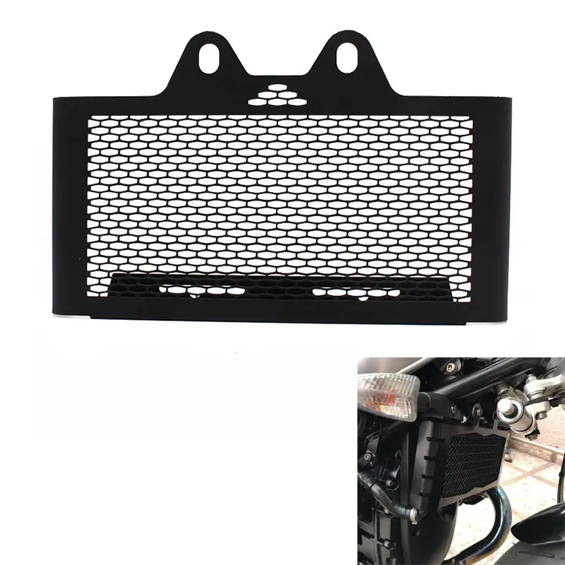 

1set Motorcycle Black Aluminum Radiator Grill Cover Protector Oil Cooler Water Tank Net Guard for BMW RnineT R Nine T 2013-2019