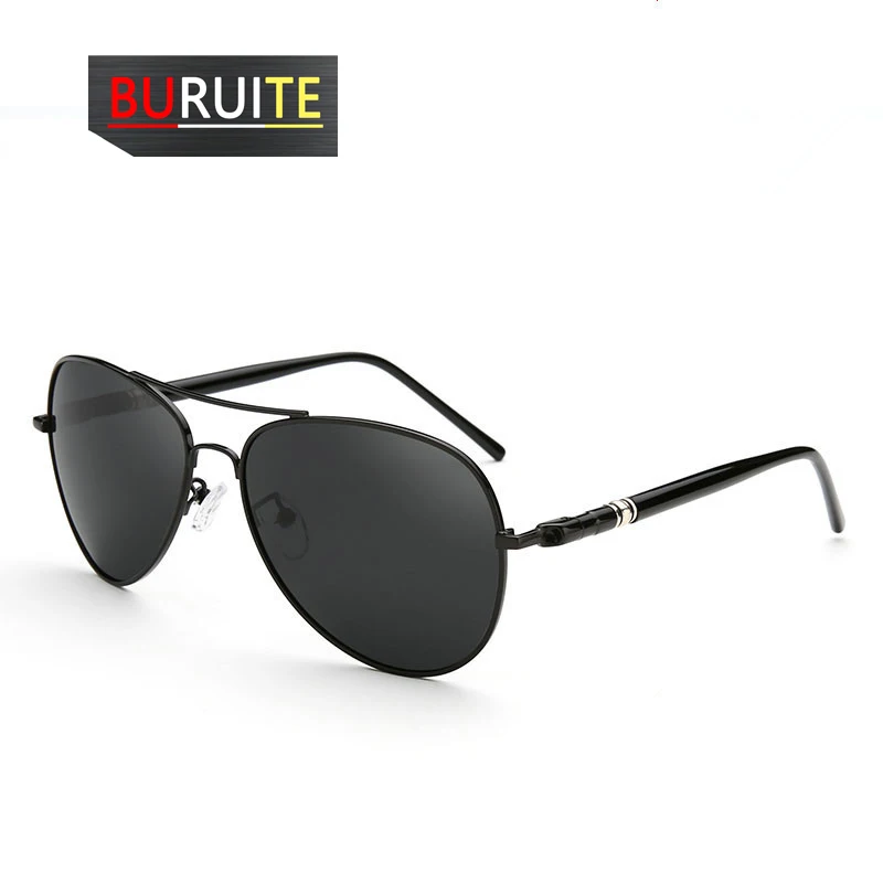 Мужские Солнцезащитные очки-авиаторы высококачественные поляризационные очки в