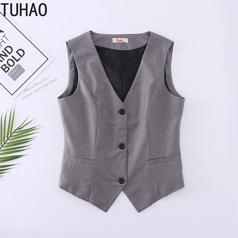 

TUHAO женские куртки и пальто 2020, серое пальто, профессиональное формальное платье, короткое пальто большого размера 9XL 8XL 7XL, женская одежда WM20