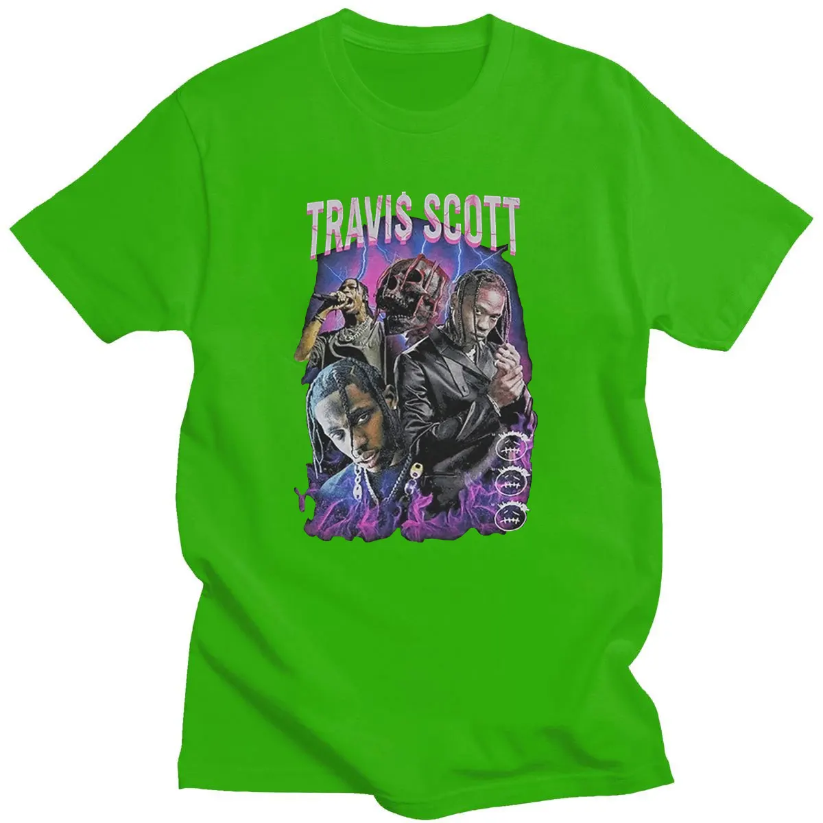 

Hot Sale Travis Scott Daily Shirt Unisex Vintage Women/Men Short -Sleeve Top New Casua Cotton Oversize Fashion Tee Couple Tshirt