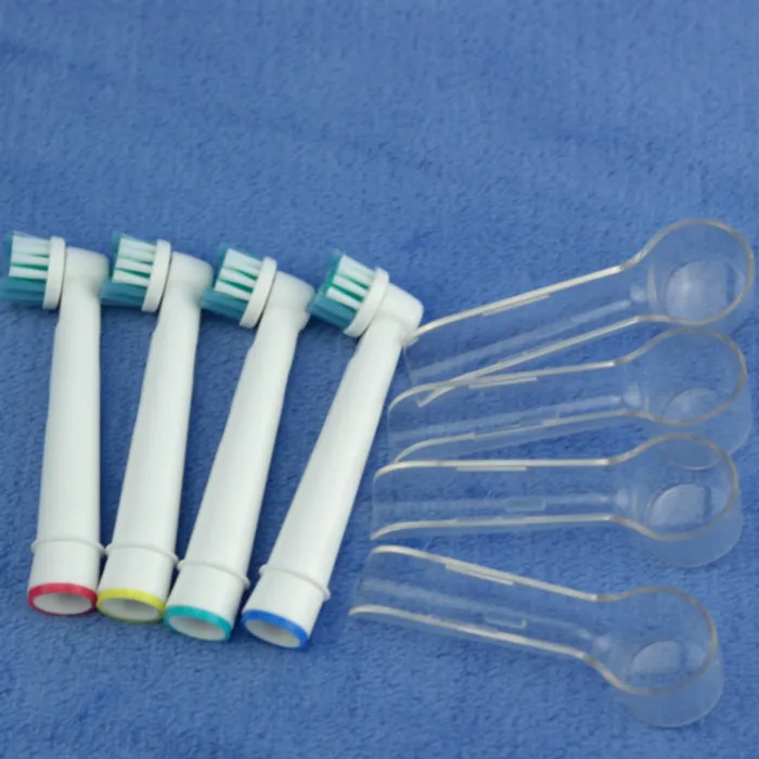 

Vbatty 1013 4Pc/pack Electric Toothbrush Heads SB-17A With 4Pc Protective Cover For Oral B Hot Selling Original Toothbrush Head