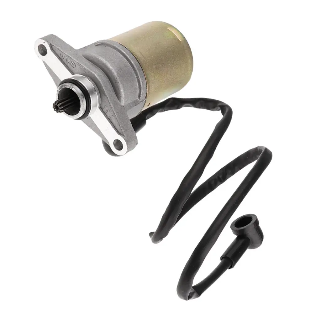 

DC12V 10 Tooth Electric Starter Motor for 49cc 50cc 60cc 72cc Scooters, Mopeds,