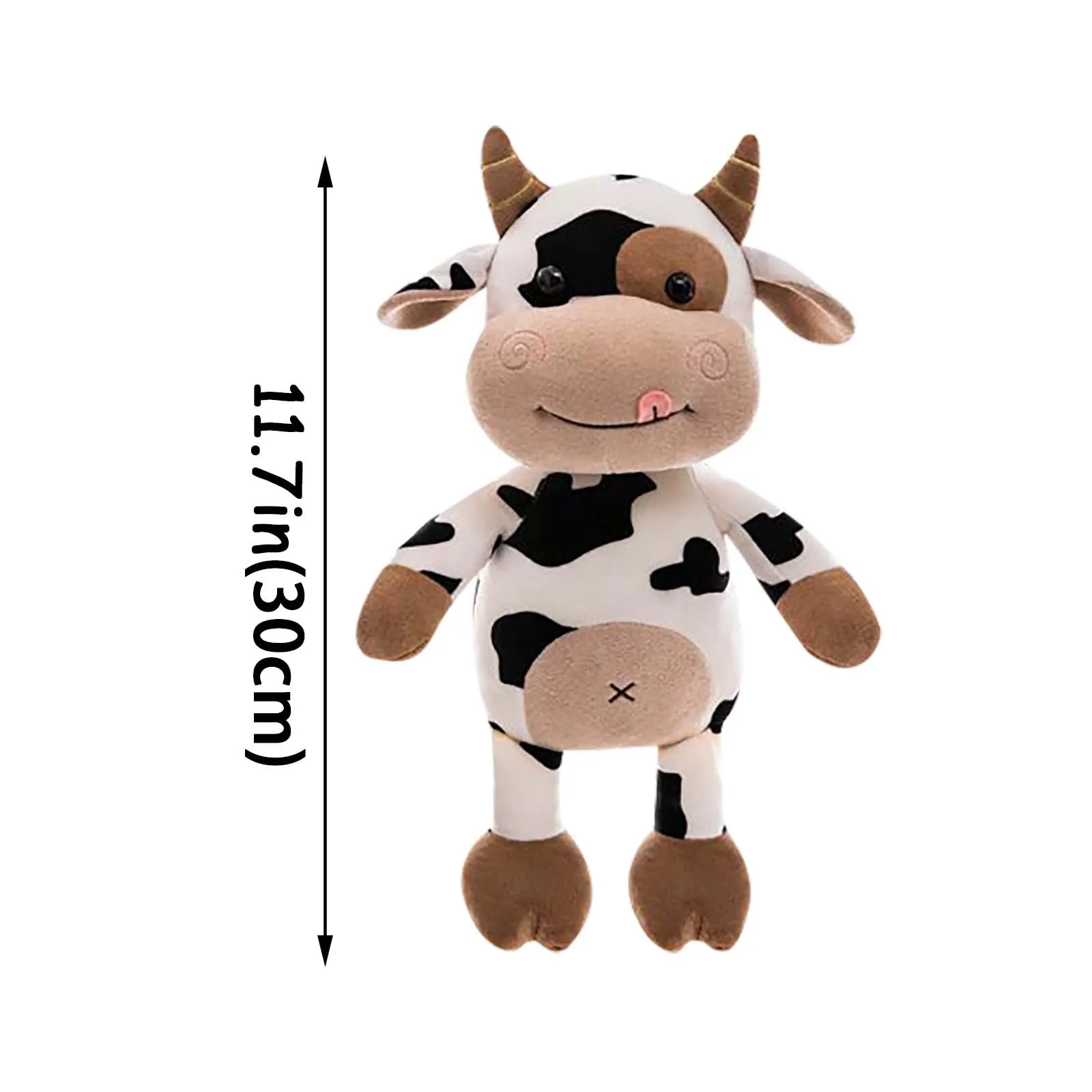 

Cartoon Cute Cow Stuffed Animals Are New Year's Birthday Presents For Children