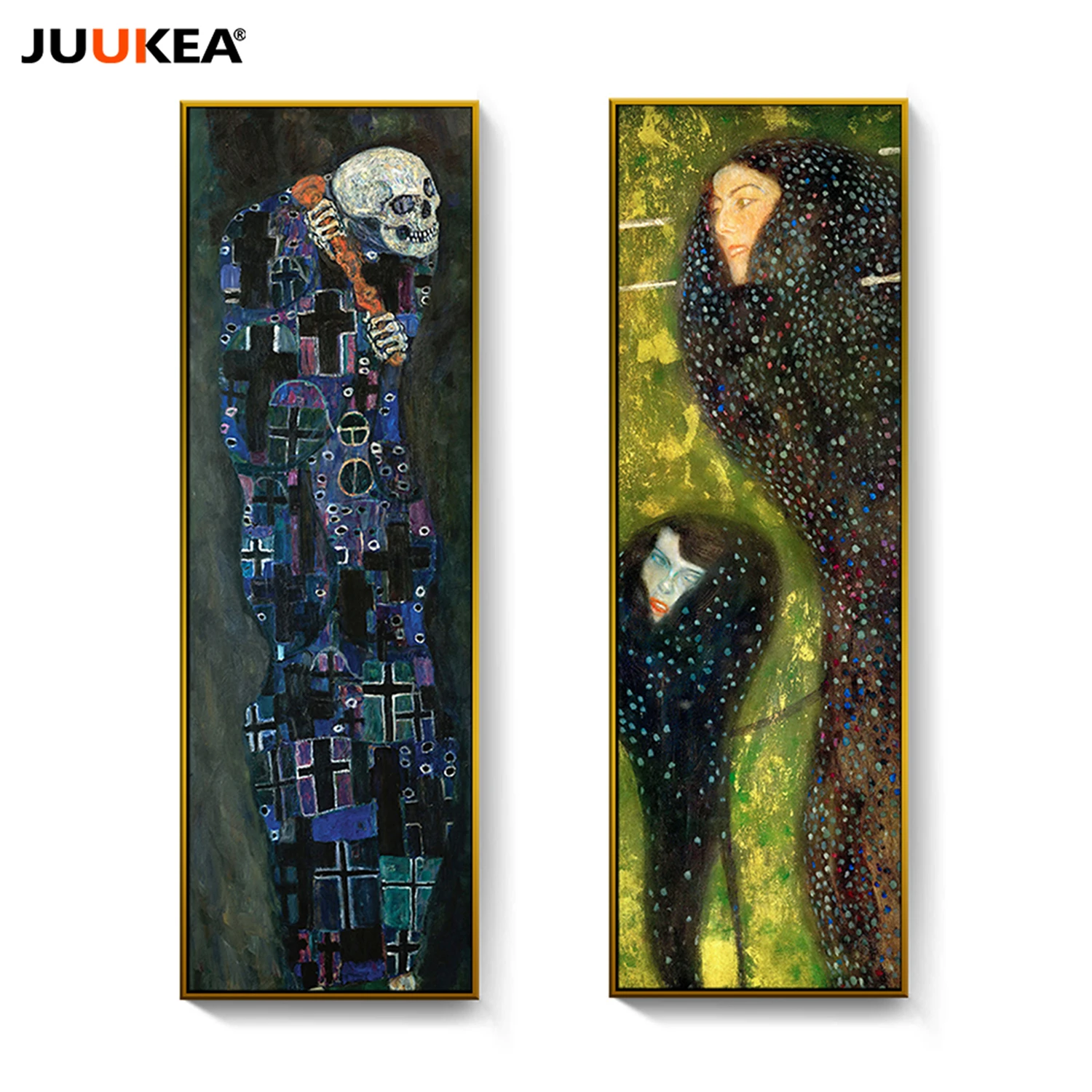 Классический Холст для картин Gustav Klimt Devil Girl классический декор дома|Рисование и