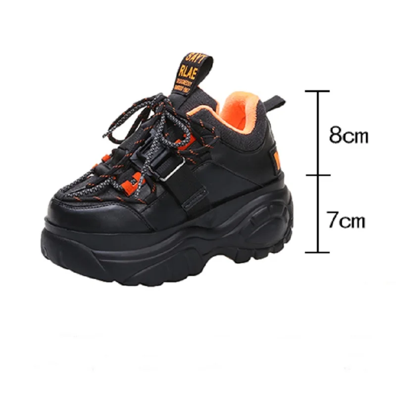

Women Platform Sneakers Winter Keep Warm Lace-up Shoes Fashion High Top Casual Shoes Thick Sole Sneakers Woman Deportivas Mujer