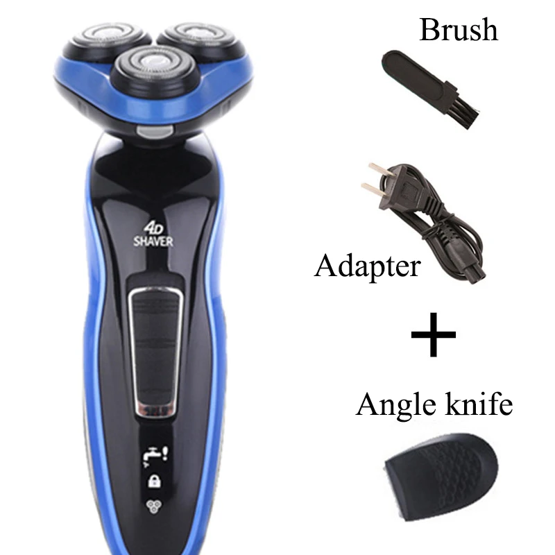 Shaver Brush knife Горячая Мужская многофункциональная Бритва для всего тела Водонепроницаемая перезаряжаемая 4D электробритва da shuo с тремя режущими головками Flo - Цвет: Shaver Brush knife