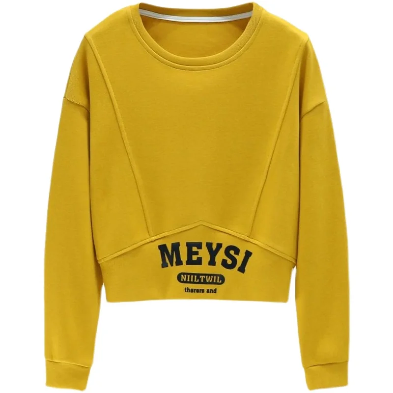 

Sweater Women's New Autumn 2021 Short Short Loose Top Ins Designer Sweatshirt Hoddies for Teens Letter Print Sweatshirts