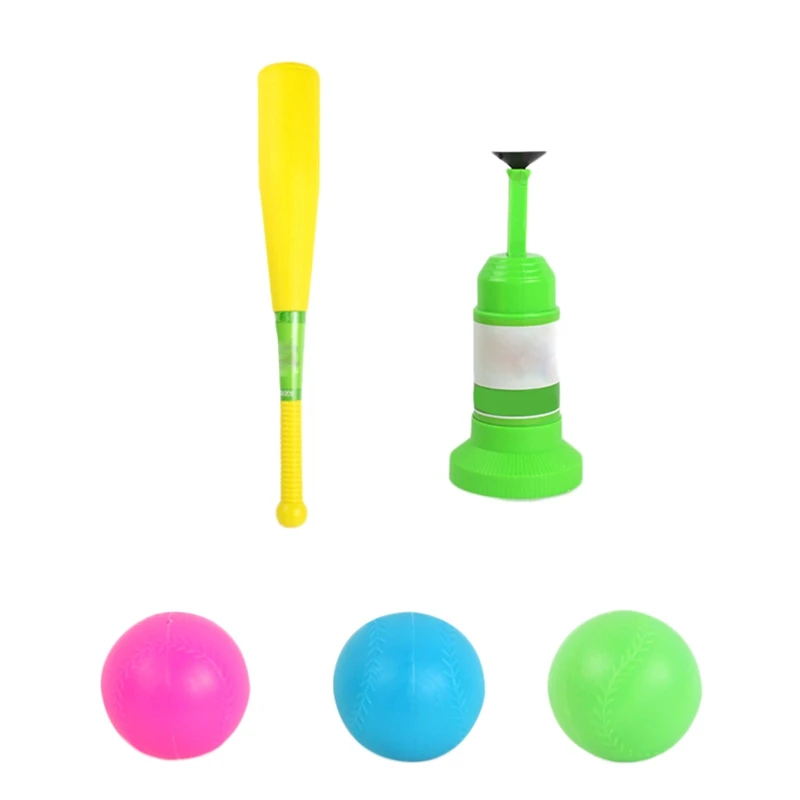

Kids Baseball Set Toys Training Automatic Launcher Baseball Bat Toys Indoor Outdoor Sports Baseball Games for Children