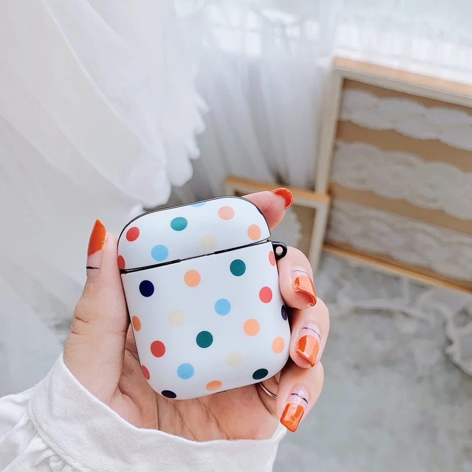 Litele Dot Чехол для AirPods, роскошный мраморный Корпус Раковины, чехол для наушников Airpods 2/i10/i11 TWS, Мягкий силикон IMD, защитный чехол - Цвет: Litele Dot