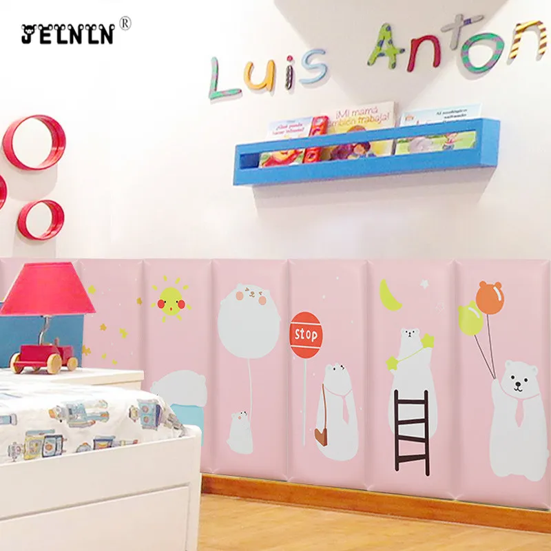 Розовая девушка с рисунком бутылки желаний 3d Противоударная мягкая сумка для детской комнаты наклейки на