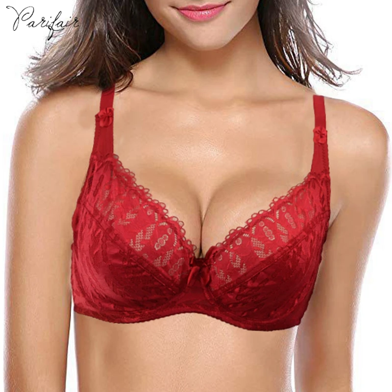 PariFairy женские лагер кружевной бюстгальтер без косточек цветочный сексуальное