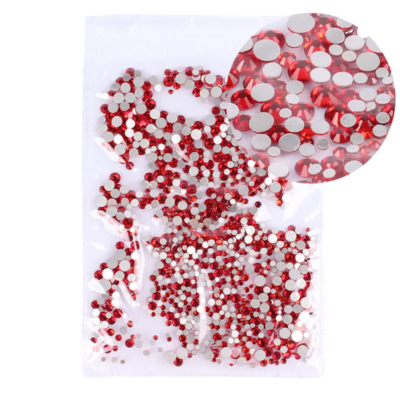 1440 шт. ss3-ss30 Стекло ногтей камней смесь Размеры с плоской задней частью украшение