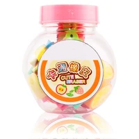 20 pcslot mini kawaii cartoon animal eraser cute creative fruit rubber eraser for kids correction