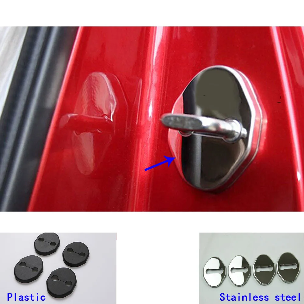 

Стайлинг кузова автомобиля, защита от ржавчины, Водонепроницаемый дверной замок, ключи, защитная пряжка, крышка, 4 шт. для Mazda CX-5 CX5 2012 2013 2014 2015 ...