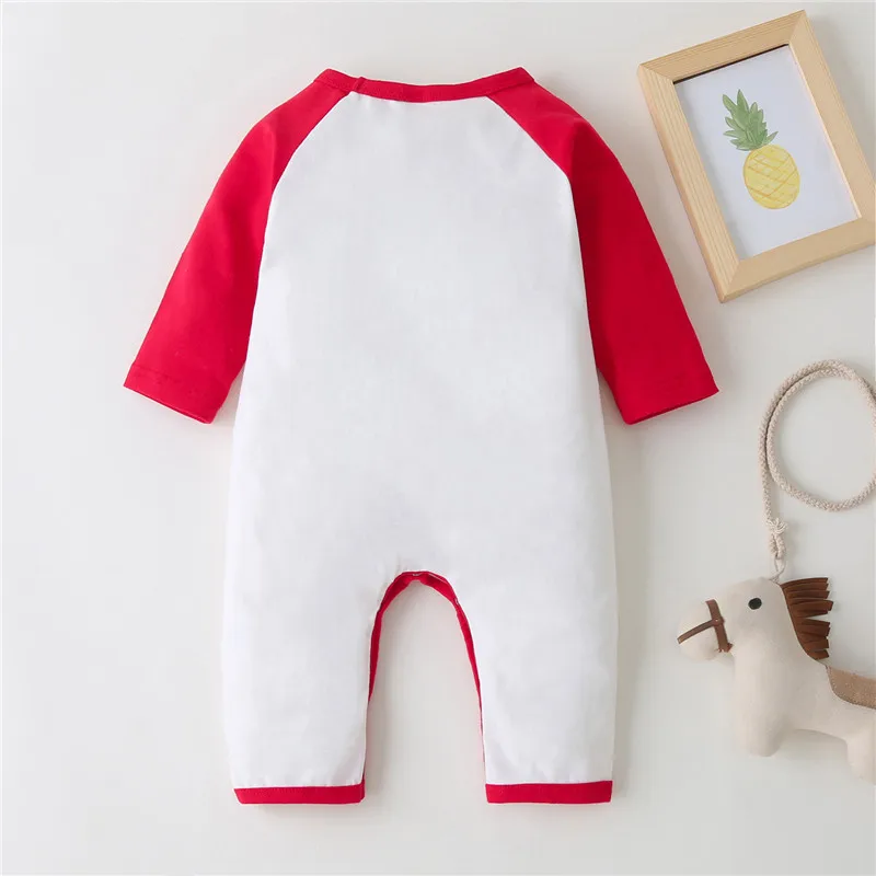 

Baby Boy Girl Cute Fruits Romper 0-18M Newborn Infant Toddler Spring Fall Casual Cotton Long Sleeve O Neck Jumpsuit