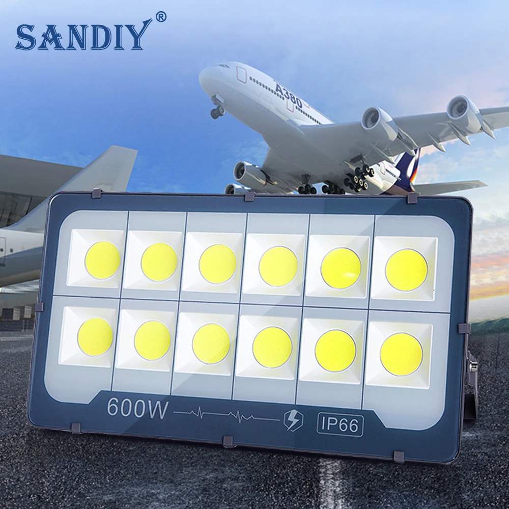 

Projector 100W Spotlight 200W Flood Light 600W 300W Waterproof IP65 Outdoor Lighting Building Exterior Wall Stadium Trees Square