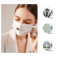 12mm aromatherapy locket face clip diffuser with strong magnetic buckle make as brooches cufflinks 316l stainless steel