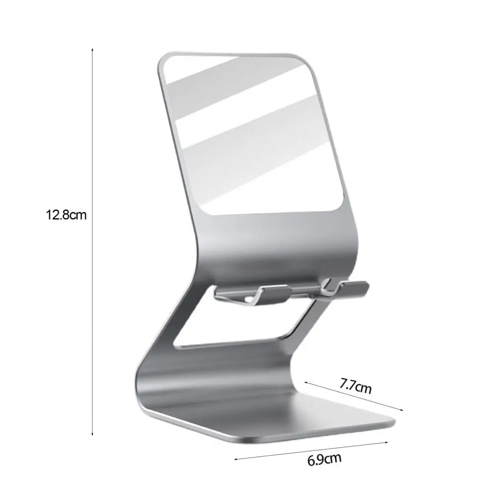 

Multifunctional Mobile Phone Tablet Computer Desktop Holder Bracket with Mirror