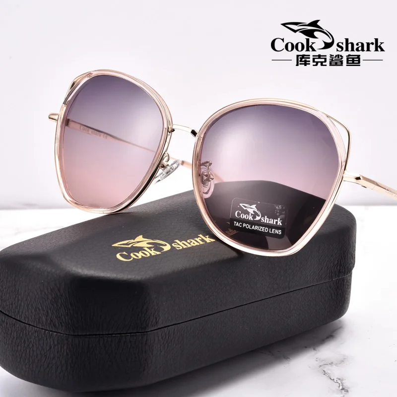 Женские солнцезащитные очки Cook shark корейские Солнцезащитные с защитой от