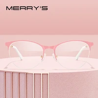 merrys design women fashion trending cat eye glasses half frame ladies eyewear myopia prescription optical eyeglasses s2004