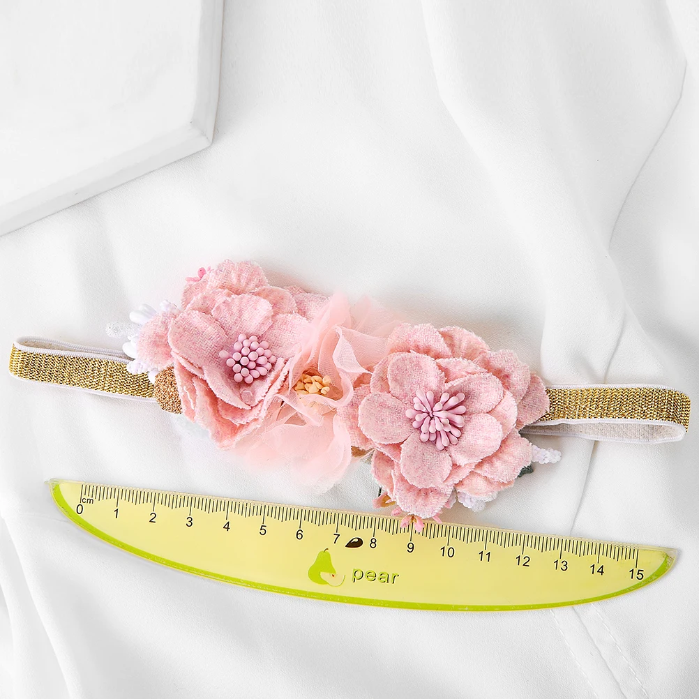 Детский ободок для волос M MISM 2020 аксессуары с цветком венки золотого цвета