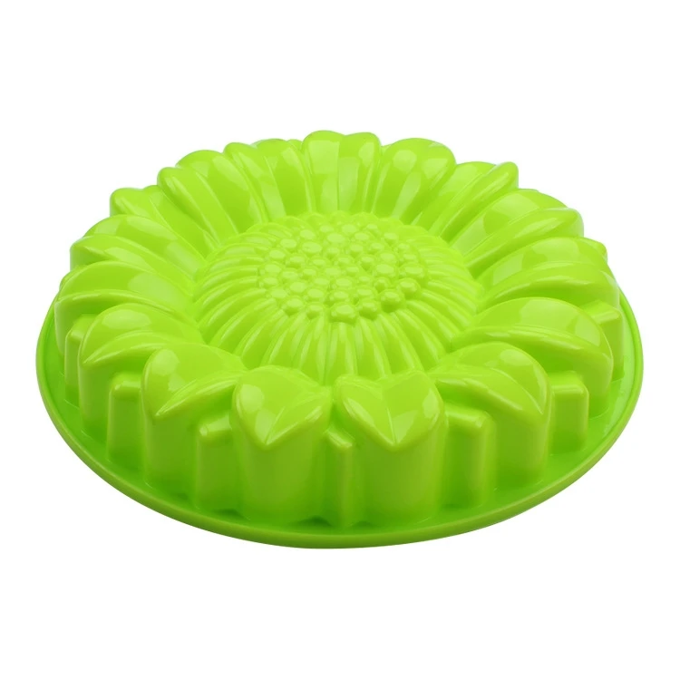 Круглая силиконовая подсолнухая форма для хлеба ручной работы лоток пиццы 29*4 5 см