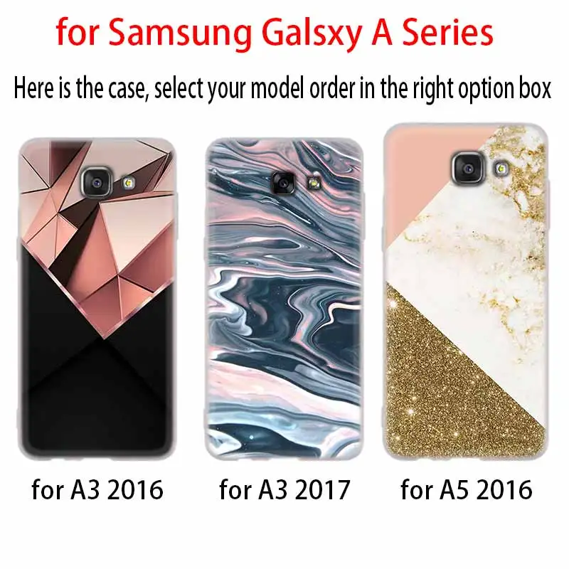 Силиконовый чехол с золотым мраморным коллажем для Samsung A52 A32 A12 A72 A42 A21S 5G A3 A5 A6 A7 A8