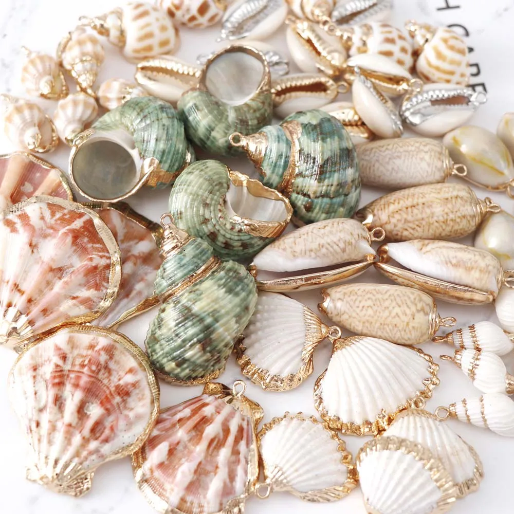 Подвеска ракушка из натуральной раковины шармы-раковины Ватанабе подвески