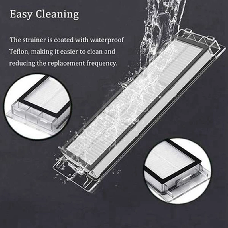 

for Xiaomi Roborock S50 S51 S5 S6 E25 E35 Parts Mop Cloths Main Brush HEPA Filter Side Brush