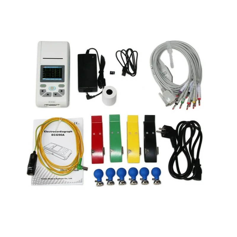 

CONTEC ECG90A Handle Elektrokardiograph Single Channel 12 Lead Touch Screen ECG Machine