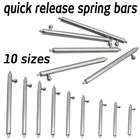 Ремешок для часов из нержавеющей стали, быстроразъемные штифты, инструмент для ремонта часов, пружинный штифт для соединения браслета 14, 15, 16, 17, 18, 19, 20, 21, 22, 24 мм