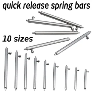 Ремешок для часов из нержавеющей стали, быстроразъемные штифты, инструмент для ремонта часов, пружинный штифт для соединения браслета 14, 15, 16, 17, 18, 19, 20, 21, 22, 24 мм