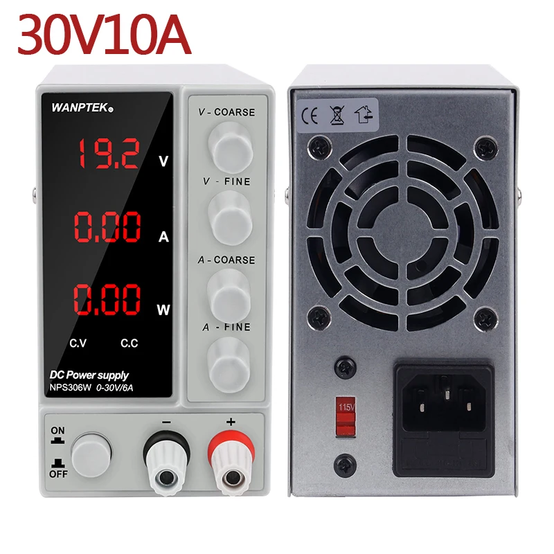 NPS3010W лабораторный источник питания 30V10A регулятор тока источник питания регулируемый скамья источник цифровой коммутируемый источник напряжения