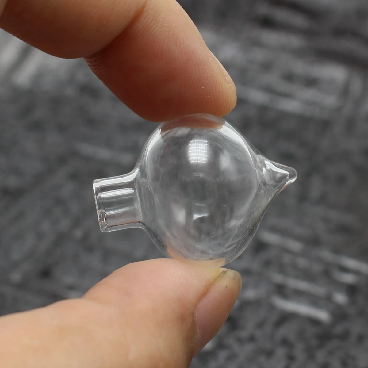 2 набора прозрачных пустых 3D стеклянных подвесок в форме сердца медальон с