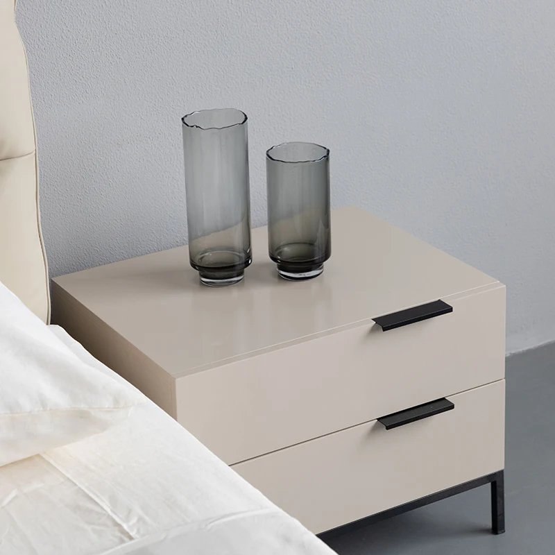 Мебель Aiqian простой современный прикроватный столик железный матовый крашеный