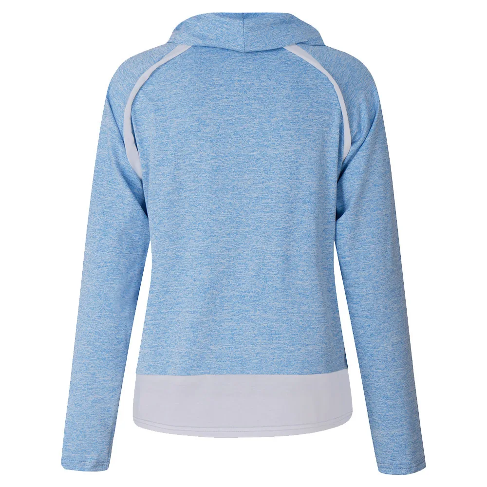 

2019 New Style for Autumn and Winter AliExpress Bodice Contrast Stitching Heap Collar Long-Sleeved Sweater