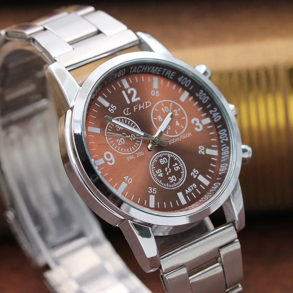 

Luxury Men Watches Fashion Stainless Steel Sport Quartz Wrist Analog Watch Male Casual Business Watches Relogio Masculino
