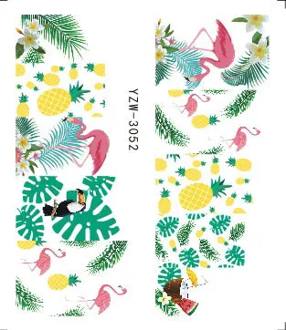 

Small Fresh Plum Nail Stickers Cute Cartoon Fox Lion Butterfly Necklace Nail Art Decal Water Transfer Nail Cake Dessert Sticker