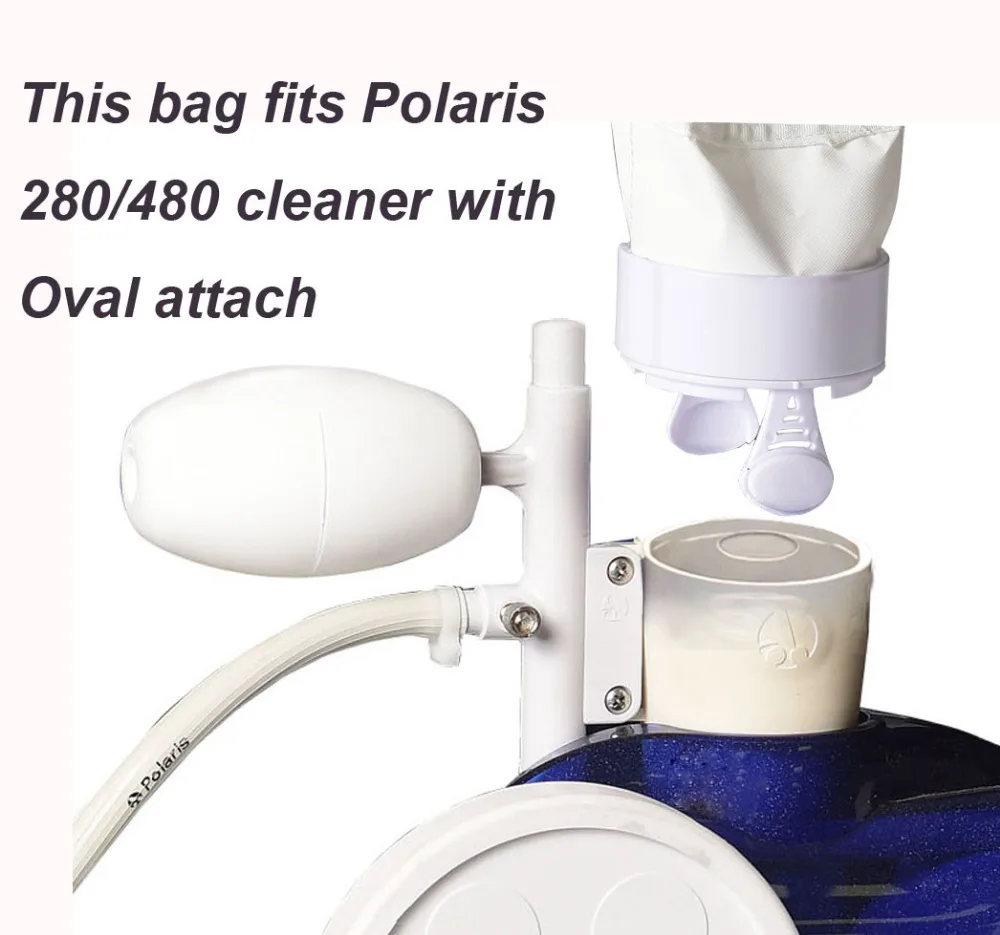 Универсальный мешок на молнии Polaris 280 480 для очистки бассейна | Обустройство дома
