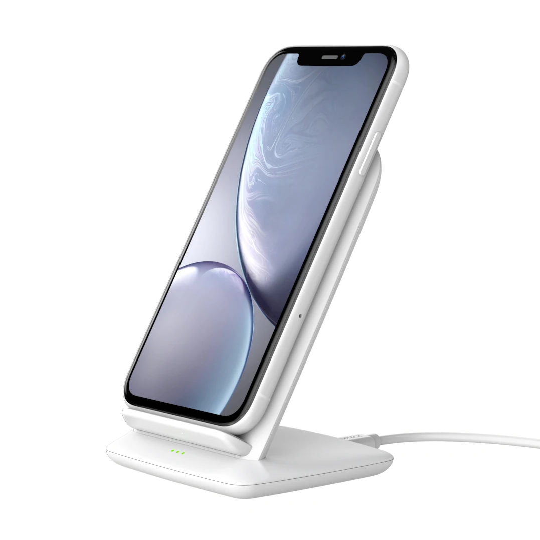 CHOETECH 7,5 Вт Qi Быстрое беспроводное зарядное устройство для iPhone XS Max 8 Plus Беспроводная зарядная подставка для samsung Galaxy S9 Plus Note 9 - Цвет: White