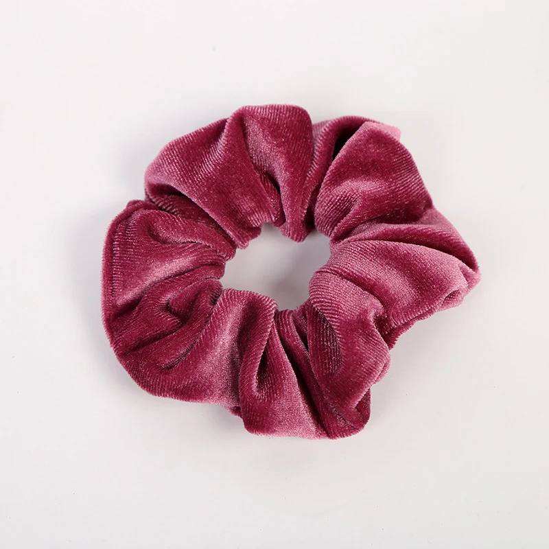 

Women Elastic Velvet Hair Bands Hair Ties Solid Hair Accessories Girl 12pc/Pack Hair Ropes Fashion Simple Scrunchies Headwear