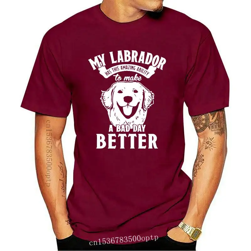 

New Funny Men t shirt Women novelty tshirt My Labrador Shirt cool T-Shirt