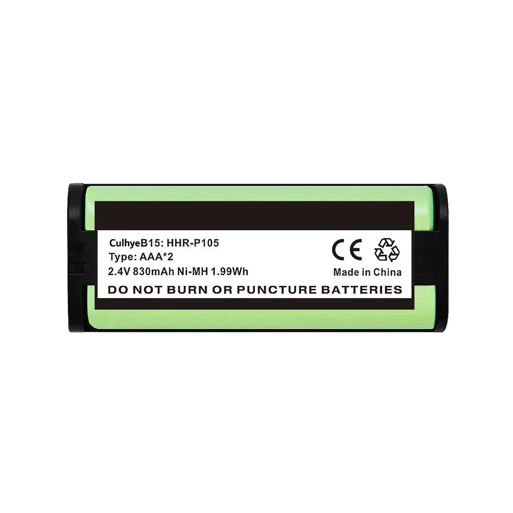 2 4v nimh hhr p105 cordless phone battery for panasonic hhr p105a kx tg5777 kx tga242 kx tga571 type 31 home handset telephone free global shipping
