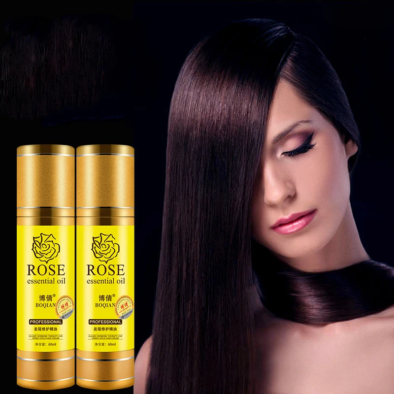 

60ML BOQIAN Multi-functional Scalp Treatments Hair Care Moroccan Pure Argan Oil Essential Oil For Frizzy Dry Hair Keratin Repair