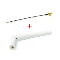 2 4 ghz 3dbi wifi antenna sma male connector 11cm white ipx u fl to sma female pcb pigtail cable 15cm for wireless modem