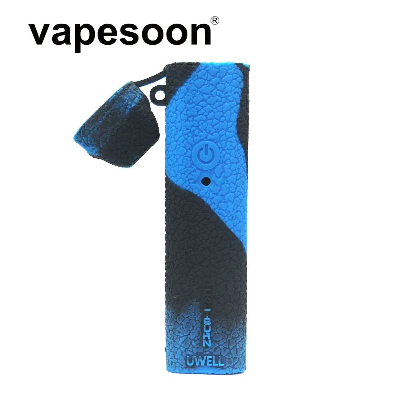 

High quality Vapesoon Silicone Case e-Cigarette Protective with cover cap for uwell caliburn pod kit