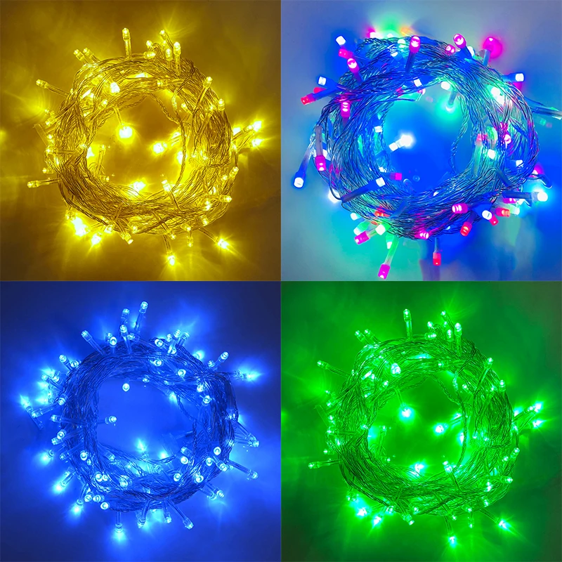 

LED String Light Fairy Light Garland Room Bedroom Indoor Lawn Garden Outdoor Wedding Birthday Christmas Tree Party Decor Lamp