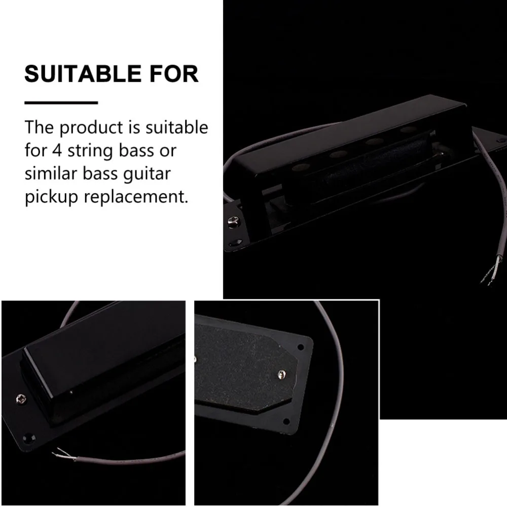 

Durable 4 Strings Electric Bass Harmonious Pickup Replacement Accessory Kit