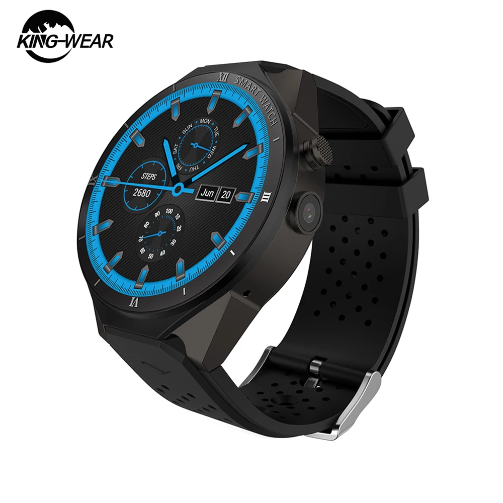 KingWear KW88 Pro 3g gps wifi Смарт-часы телефон Android 7 0 MTK6580 четырехъядерный 1 Гб 16 2 МП камера